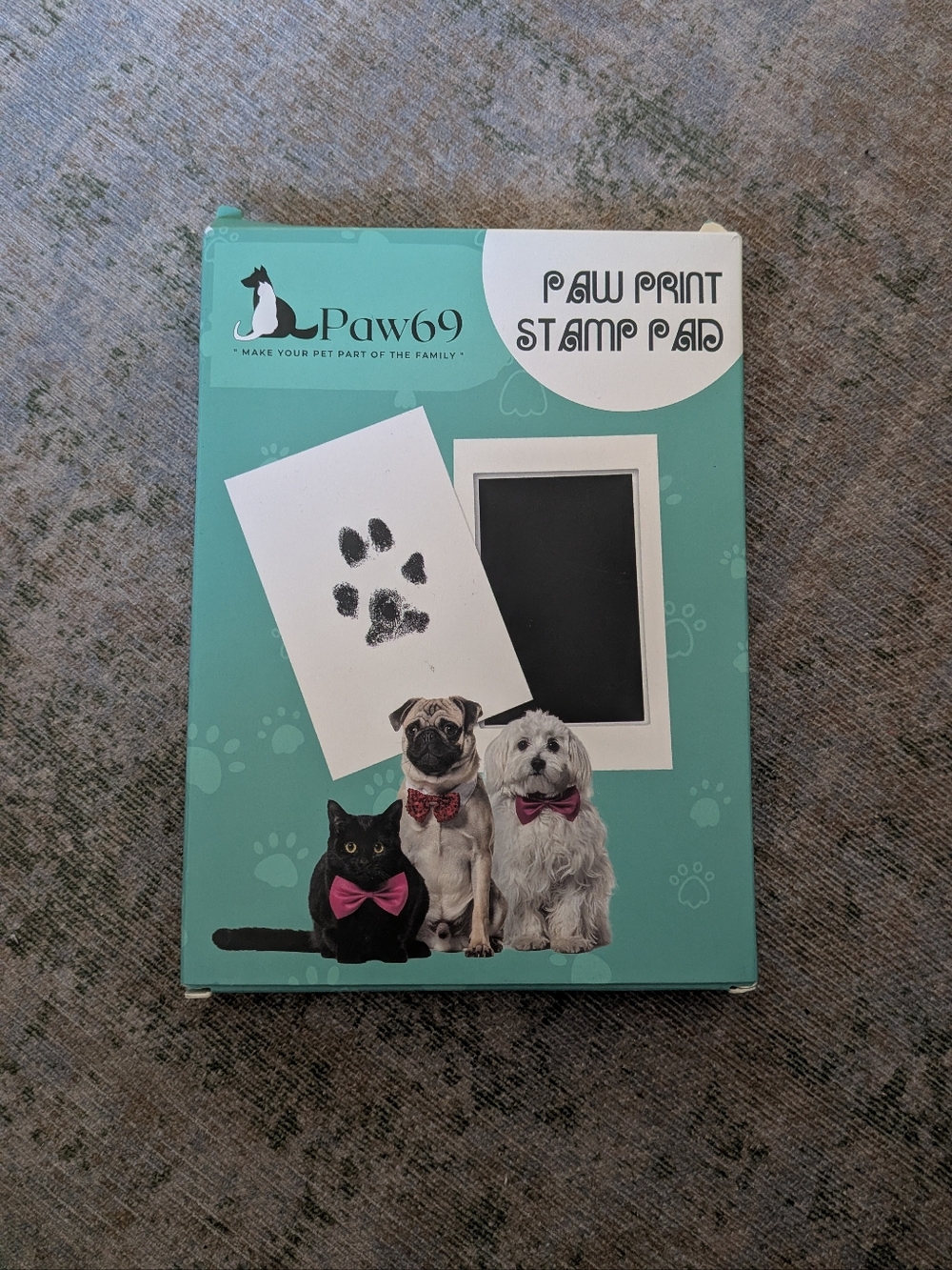 Brand New Paw Print Stamp Pad For Memory